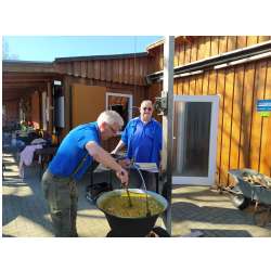 Die berühmte Erbsensuppe